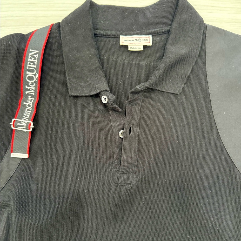 Alexander McQueen Black Polo Shirt - Picture 2 of 6